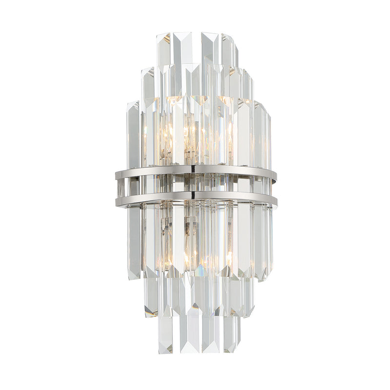 Crystorama HAY-1402-PN Hayes Two Light Wall Sconce Polished Nickel Alternate Image.jpg
