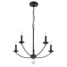 Crystorama MIL-8005-BK Mila Five Light Chandelier Black Alternate Image 2.jpg