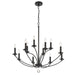 Crystorama MIL-8012-BK Mila 12 Light Chandelier Black Alternate Image 2.jpg