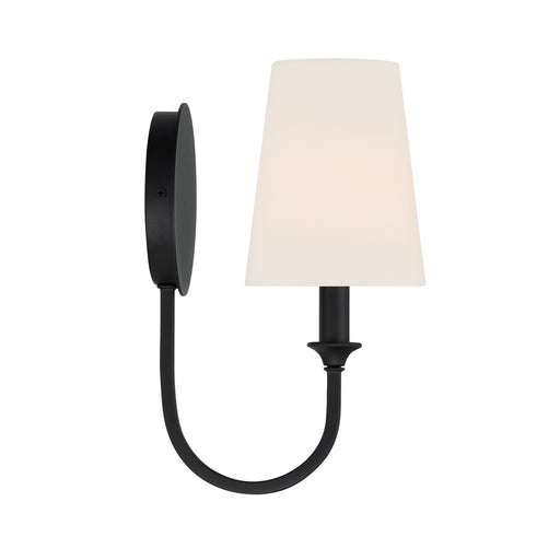 Crystorama PAY-921-BF Payton One Light Wall Sconce Black Forged Alternate Image.jpg