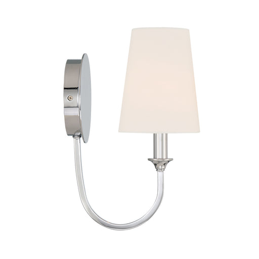 Crystorama PAY-921-CH Payton One Light Wall Sconce Polished Chrome Alternate Image.jpg