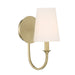 Crystorama PAY-921-VG Payton One Light Wall Sconce Vibrant Gold Alternate Image 2.jpg