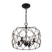 Crystorama ZUC-A9030-EB-GA Zucca Four Light Pendant English Bronze / Antique Gold Alternate Image.jpg