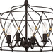 Crystorama ZUC-A9030-EB-GA Zucca Four Light Pendant English Bronze / Antique Gold Alternate Image 4.jpg