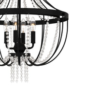 Quoizel ADL2820MBK Adelaide Four Light Pendant, Matte Black Alternate Image 4.jpg