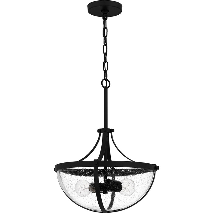 Quoizel ATB2814MBK Antebellum Two Light Pendant, Matte Black Alternate Image.jpg