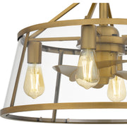 Quoizel BAW3122WS Barlow Four Light Fandelier, Weathered Brass Alternate Image.jpg