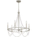 Quoizel BGA5021BN Brigitta Six Light Chandelier, Brushed Nickel Alternate Image 3.jpg