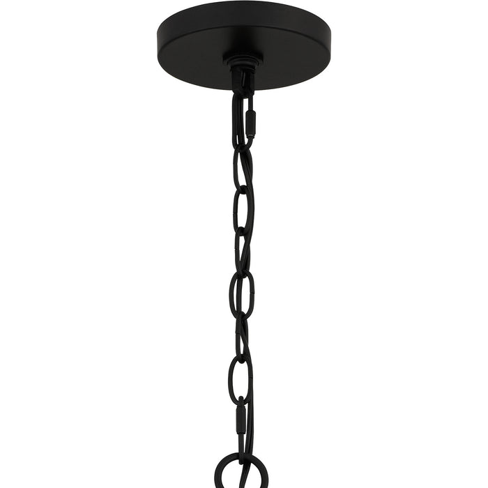 Quoizel BGA5021MBK Brigitta Six Light Chandelier, Matte Black Alternate Image.jpg