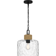 Quoizel BTC1512MBK Baltic One Light Mini Pendant, Matte Black Alternate Image 2.jpg