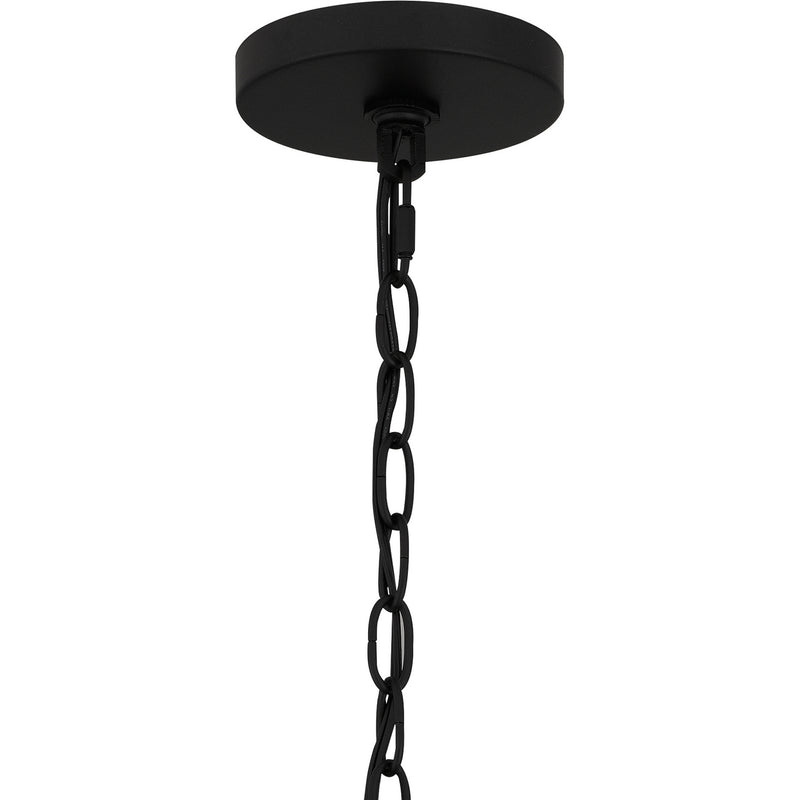 Quoizel BTC5025MBK Baltic Five Light Chandelier, Matte Black Alternate Image.jpg