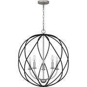 Quoizel BYN2824AN Bryn Five Light Pendant, Antique Nickel Alternate Image.jpg