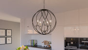 Quoizel BYN2824AN Bryn Five Light Pendant, Antique Nickel Alternate Image 7.jpg
