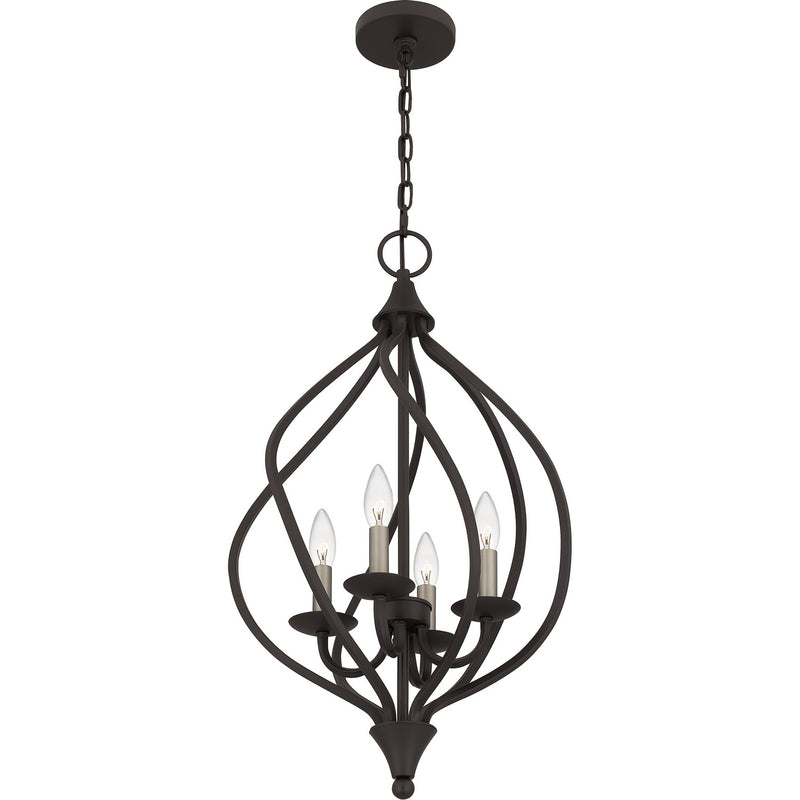 Quoizel DUP2816OZ Dupont Four Light Pendant, Old Bronze Alternate Image 3.jpg