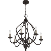 Quoizel DUP5025OZ Dupont Six Light Chandelier, Old Bronze Alternate Image 3.jpg