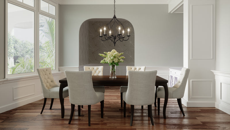 Quoizel DUP5025OZ Dupont Six Light Chandelier, Old Bronze Alternate Image 6.jpg
