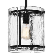 Quoizel FTS1509EK Fortress One Light Mini Pendant, Earth Black Alternate Image 4.jpg