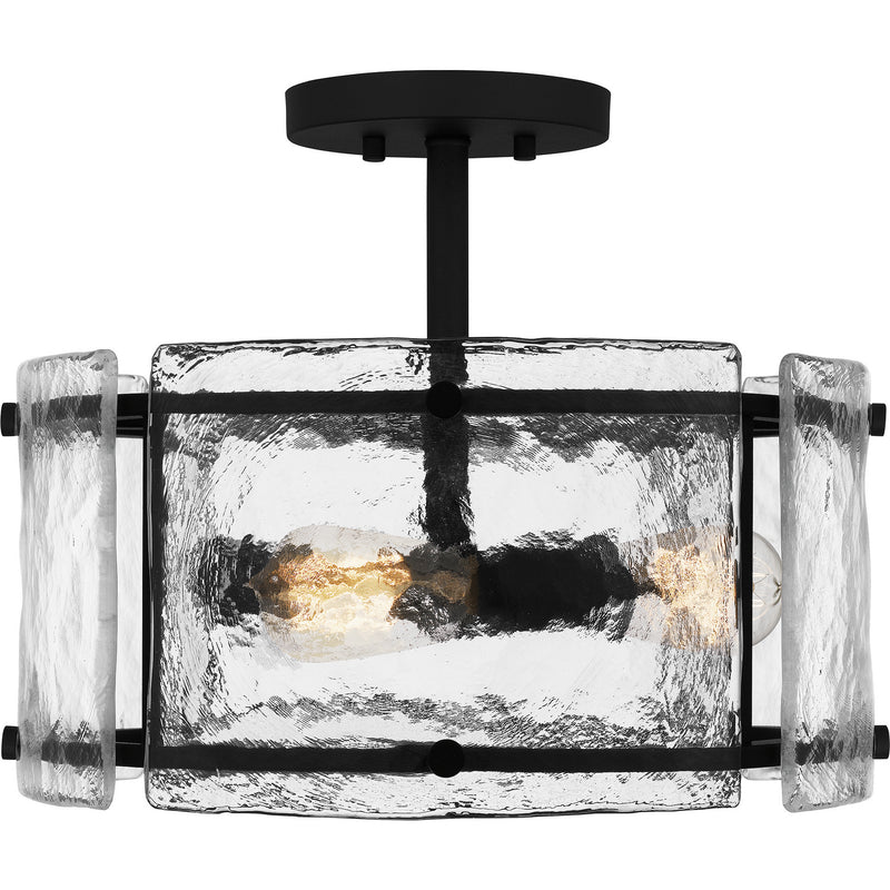 Quoizel FTS1716EK Fortress Three Light Semi Flush Mount, Earth Black Alternate Image 2.jpg