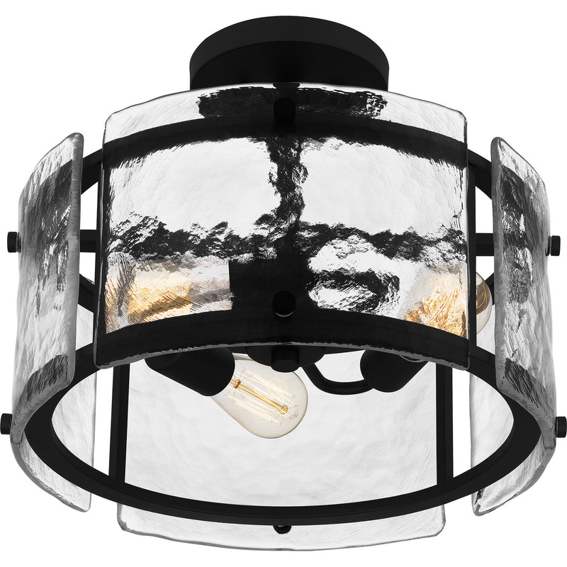Quoizel FTS1716EK Fortress Three Light Semi Flush Mount, Earth Black Alternate Image 3.jpg