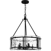 Quoizel FTS2821EK Fortress Five Light Pendant, Earth Black Alternate Image.jpg