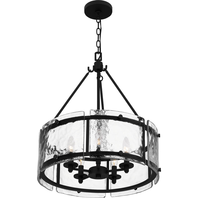 Quoizel FTS2821EK Fortress Five Light Pendant, Earth Black Alternate Image 3.jpg