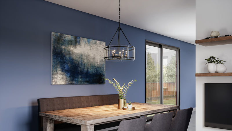 Quoizel FTS2821EK Fortress Five Light Pendant, Earth Black Alternate Image 6.jpg