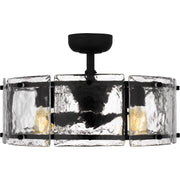 Quoizel FTS3124EK Fortress Four Light Fandelier, Earth Black Alternate Image 2.jpg