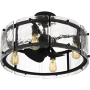 Quoizel FTS3124EK Fortress Four Light Fandelier, Earth Black Alternate Image 3.jpg
