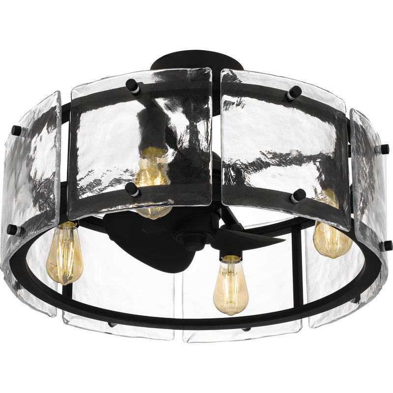 Quoizel FTS3124EK Fortress Four Light Fandelier, Earth Black Alternate Image 3.jpg