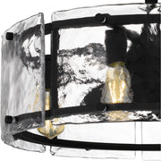Quoizel FTS3124EK Fortress Four Light Fandelier, Earth Black Alternate Image.jpg