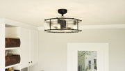 Quoizel FTS3124EK Fortress Four Light Fandelier, Earth Black Alternate Image 7.jpg