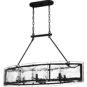 Quoizel FTS638EK Fortress Six Light Island Chandelier, Earth Black Alternate Image.jpg