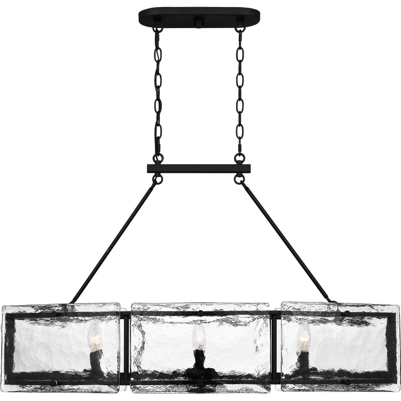 Quoizel FTS638EK Fortress Six Light Island Chandelier, Earth Black Alternate Image 2.jpg