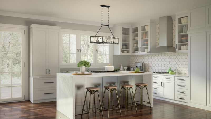 Quoizel FTS638EK Fortress Six Light Island Chandelier, Earth Black Alternate Image 7.jpg