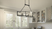 Quoizel FTS638EK Fortress Six Light Island Chandelier, Earth Black Alternate Image 8.jpg