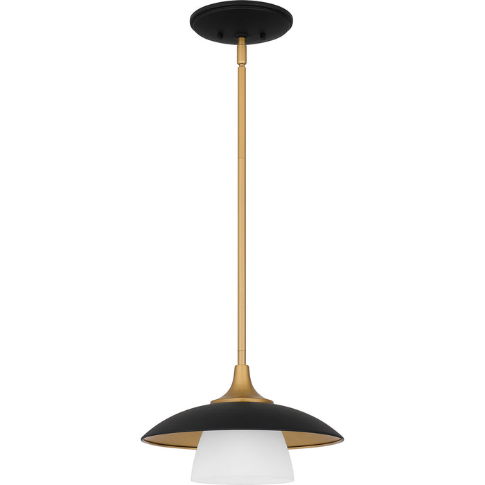Quoizel FYT1512EK Fayette One Light Mini Pendant, Earth Black Alternate Image.jpg