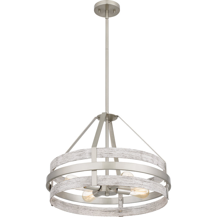 Quoizel GDN2820BN Gadsen Four Light Pendant, Brushed Nickel Alternate Image 3.jpg