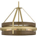 Quoizel GDN2820CG Gadsen Four Light Pendant, Champagne Gold Alternate Image 4.jpg