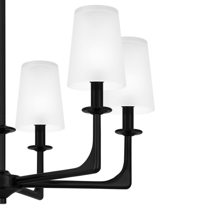 Quoizel HOG5024K Hough Six Light Chandelier, Mystic Black Alternate Image 4.jpg