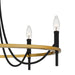 Quoizel LGR5026MBK Legare Five Light Chandelier, Matte Black Alternate Image 4.jpg