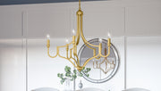Quoizel MAB5026LG Mabel Five Light Chandelier, Light Gold Alternate Image 10.jpg