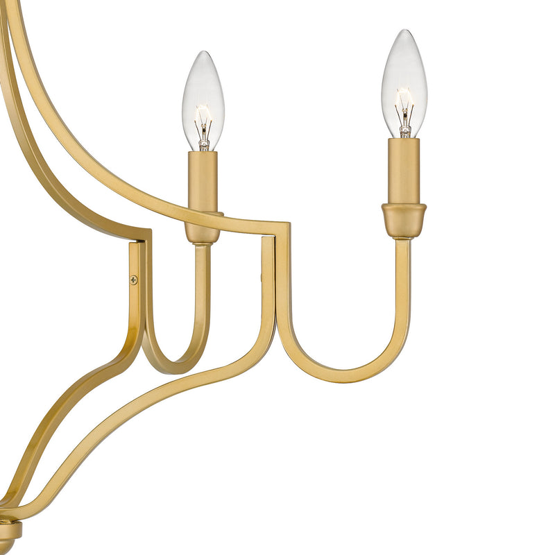 Quoizel MAB5026LG Mabel Five Light Chandelier, Light Gold Alternate Image 7.jpg