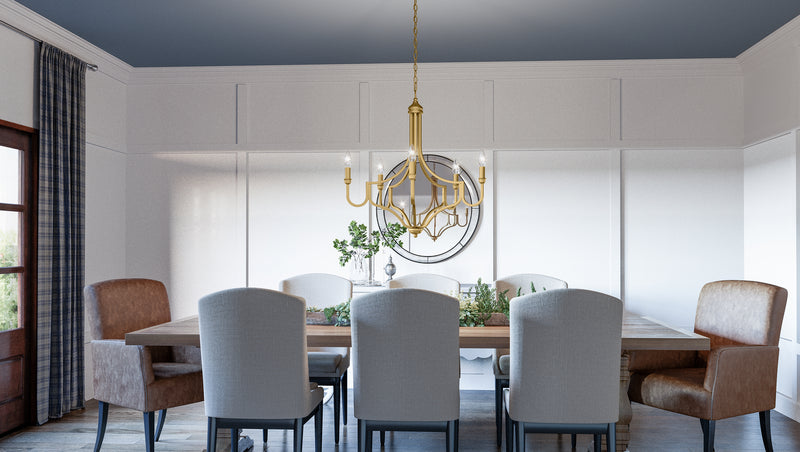Quoizel MAB5026LG Mabel Five Light Chandelier, Light Gold Alternate Image 9.jpg