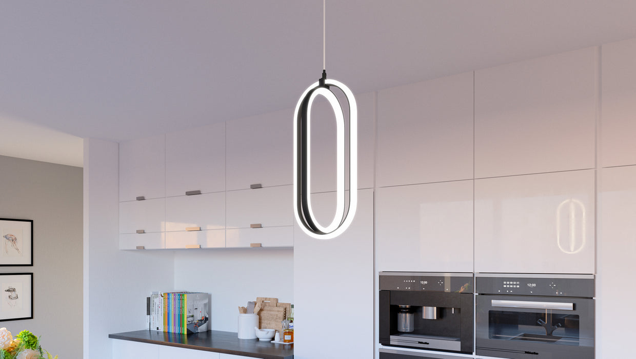 Quoizel PCCLT1507MBK Calista LED Mini Pendant, Matte Black Alternate Image 7.jpg