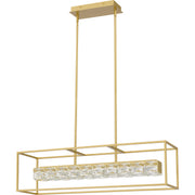 Quoizel PCDZ136SGD Dazzle LED Linear Chandelier, Soft Gold Alternate Image.jpg