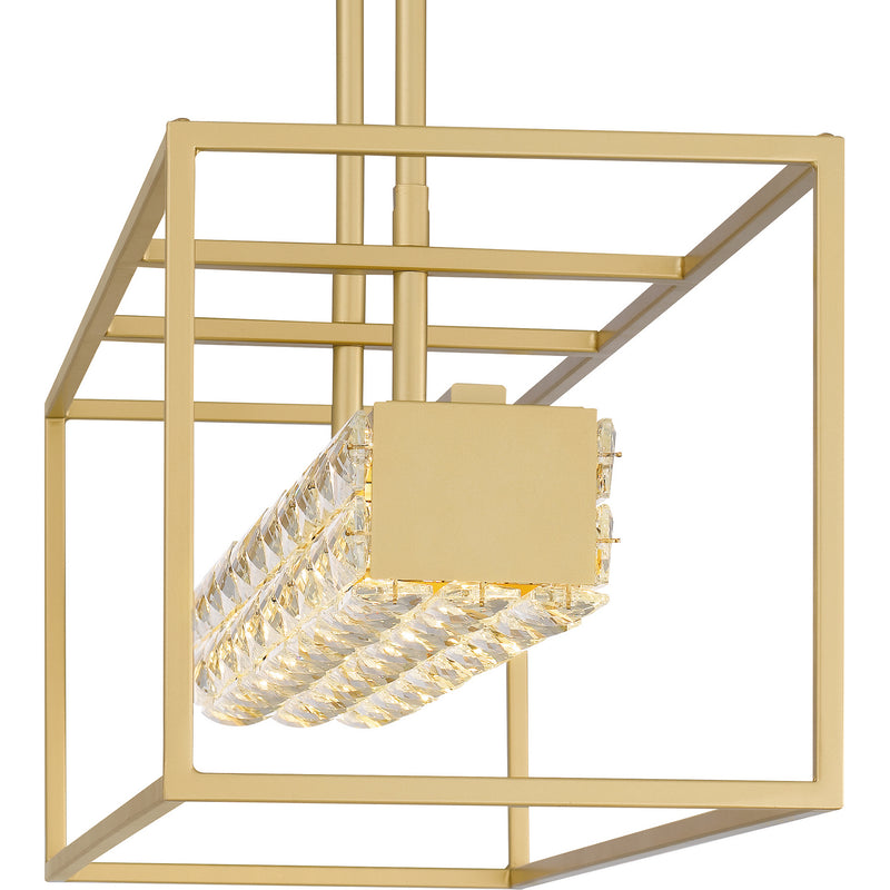 Quoizel PCDZ136SGD Dazzle LED Linear Chandelier, Soft Gold Alternate Image 6.jpg