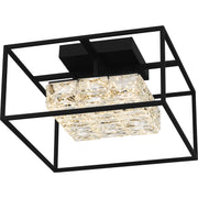 Quoizel PCDZ1716MBK Dazzle LED Semi Flush Mount, Matte Black Alternate Image 3.jpg
