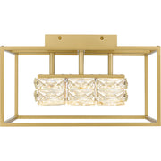 Quoizel PCDZ1716SGD Dazzle LED Semi Flush Mount, Soft Gold Alternate Image 2.jpg