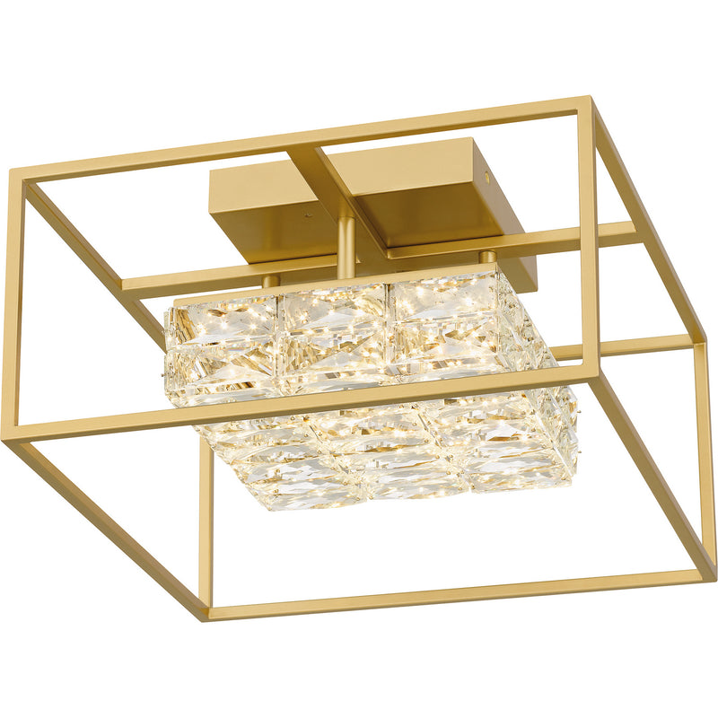 Quoizel PCDZ1716SGD Dazzle LED Semi Flush Mount, Soft Gold Alternate Image 3.jpg