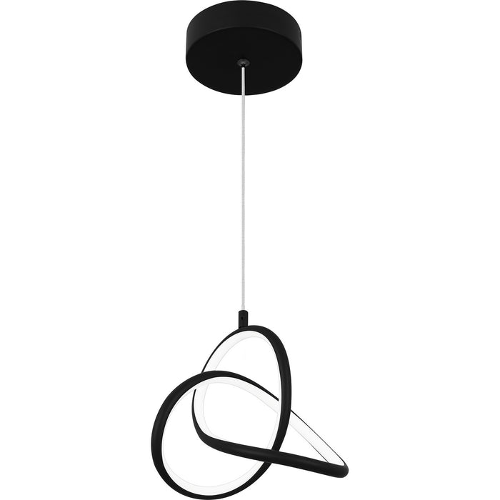 Quoizel PCILR1507MBK Illoria LED Mini Pendant, Matte Black Alternate Image 3.jpg